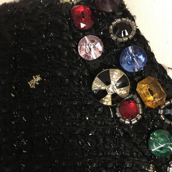 The Collective Works of Berek 2 By Takako Sakon Beweweled Tweed Suit Jacket - Picture 8 of 13